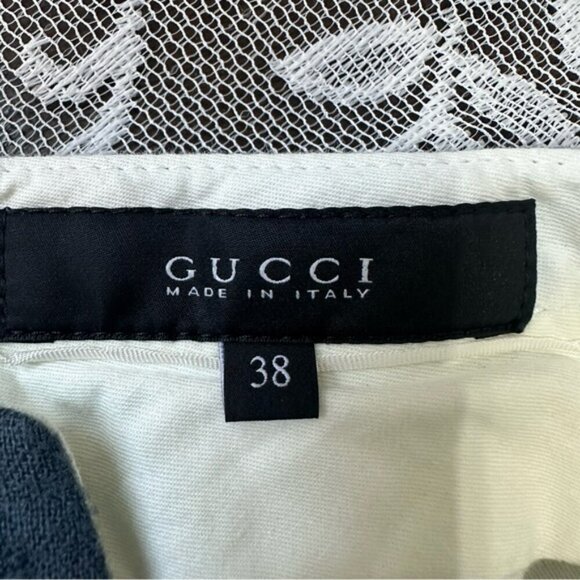 Gucci Mid Rise Wool Blend Boot Cut Trousers Sz 38 IT - Picture 8 of 16